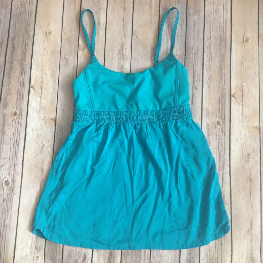 EUC Lululemon Bliss Babydoll Tank in Turquoise